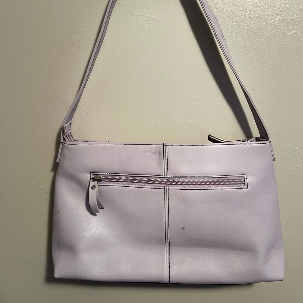 Daniel Joseph Leather Purple Pastel Shoulder Bag - Picture 9 of 16